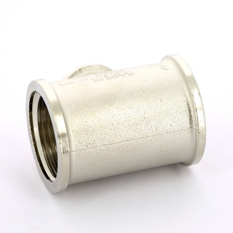 Тройник никелированный Tiemme 1x1/2x1 ВР-ВР-ВР 1500180