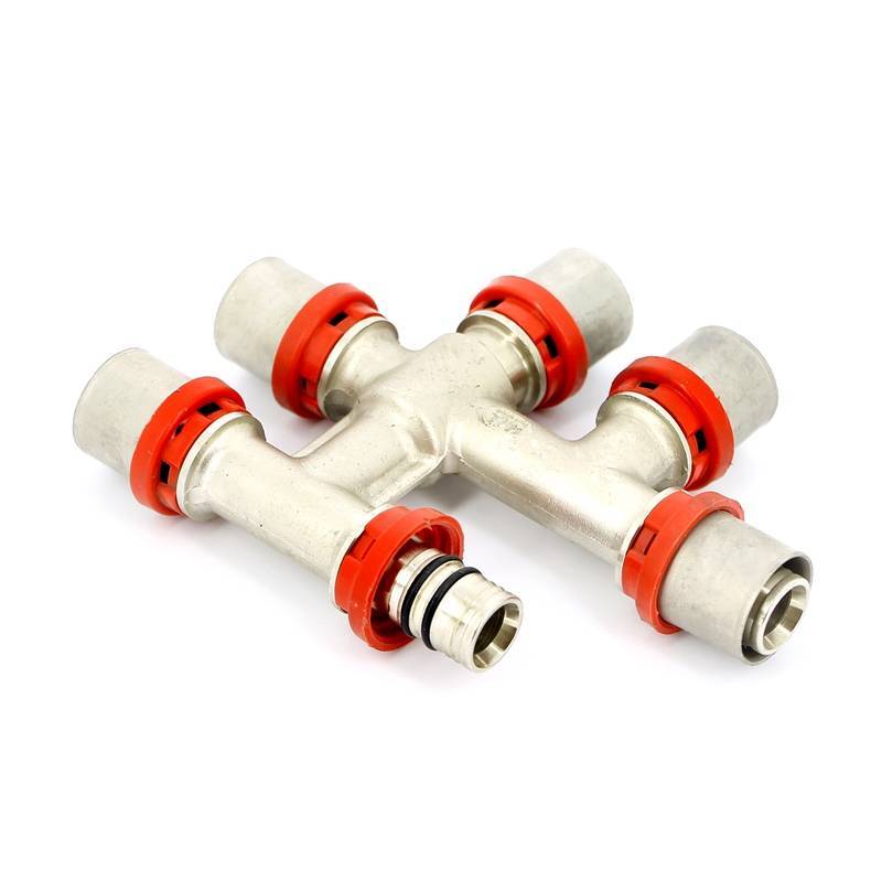 Узел распределительный сдвоенный пресс TIEMME 20х20х20 1650174