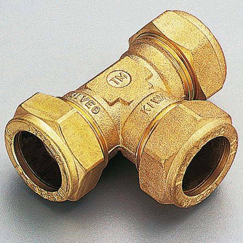 Тройник обжимной Tiemme 28х28х28 мм 1000060