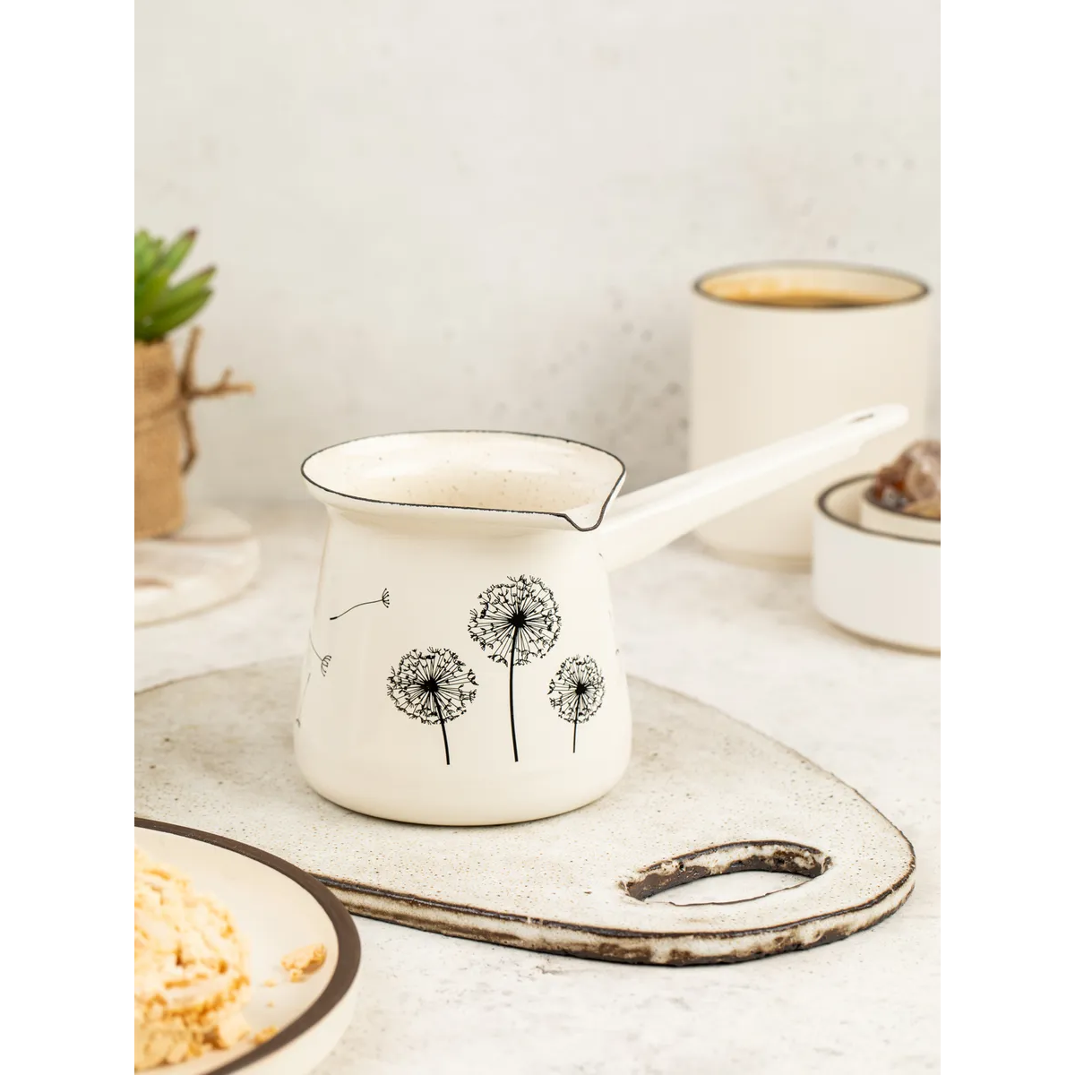 Турка эмалированная Metrot Одуванчик 0.4 л 7281