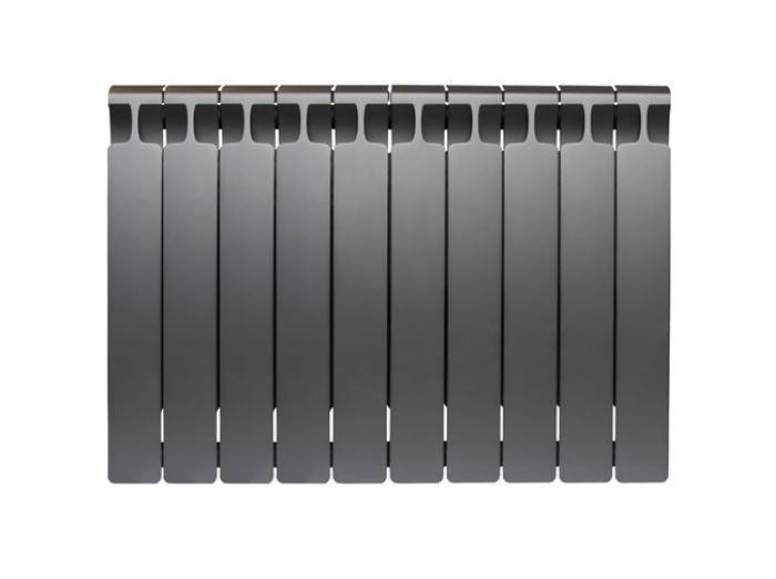 Радиатор биметаллический RIFAR Monolit 500 10 секций боковое подключение Титан 11665