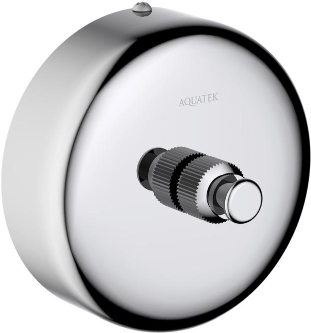 Веревка для белья Aquatek 2.5 м с держателем полированный хром AQ4994CR