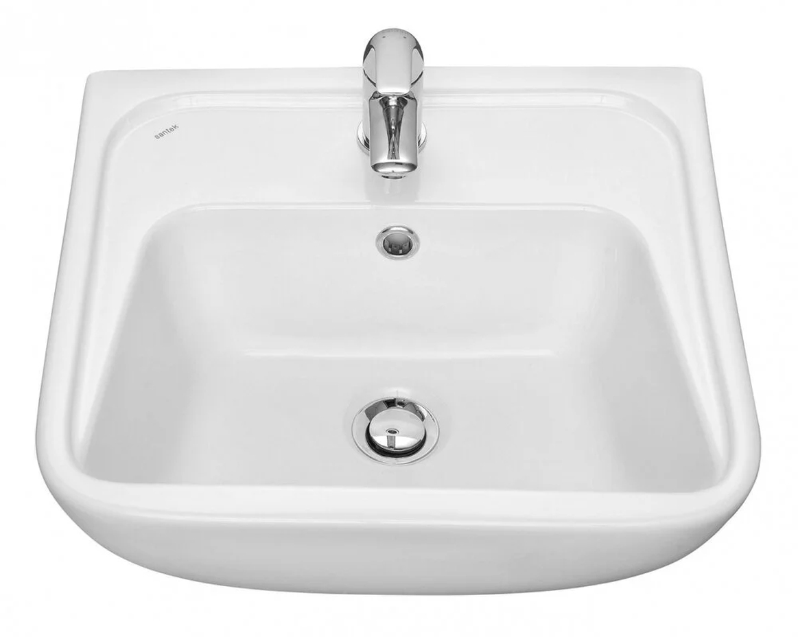 Умывальник Santek Лонги 45 см 1 отверстие 1.WH50.1.753