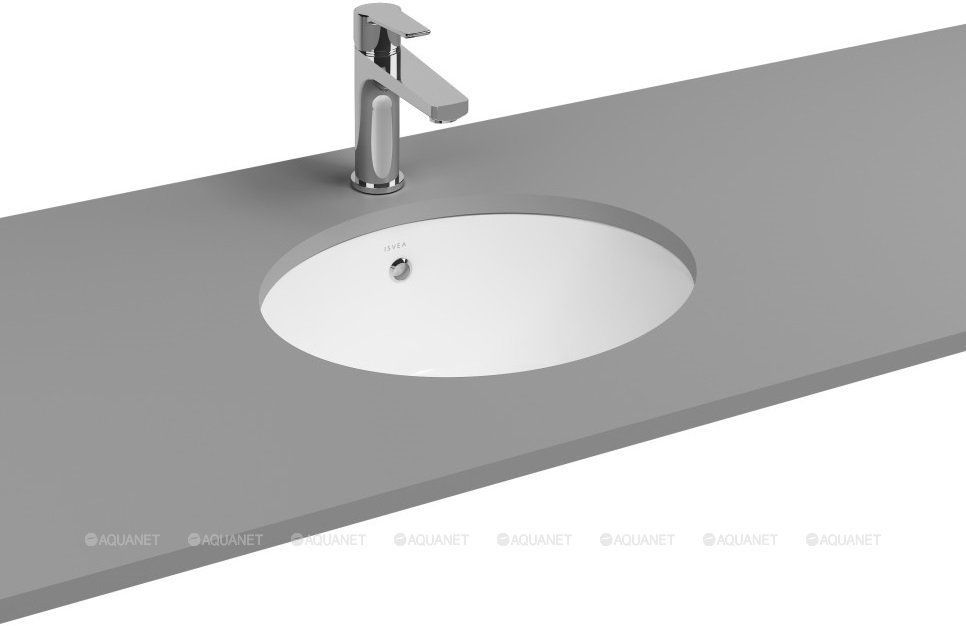 Раковина ISVEA Soluzione 460х376х184 мм белая без отверстия под смеситель 10AR77046SV