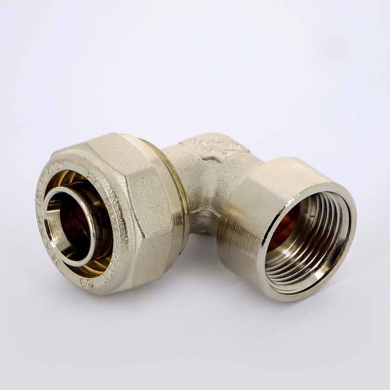 Угольник обжимной Uni-Fitt никелированный 26х3/4 ВР 664N8300