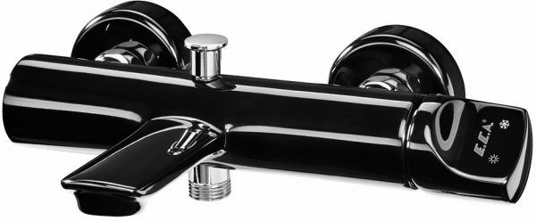 Смеситель для ванны Bravat MYRA черный хром 104502470EX