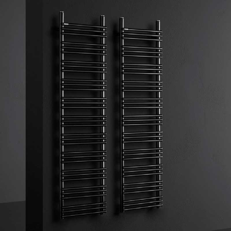 Полотенцесушитель электрический Antrax Rabbit E 22 435x1052 мм с термостатом черный матовый ETRBT22043105BNEOP