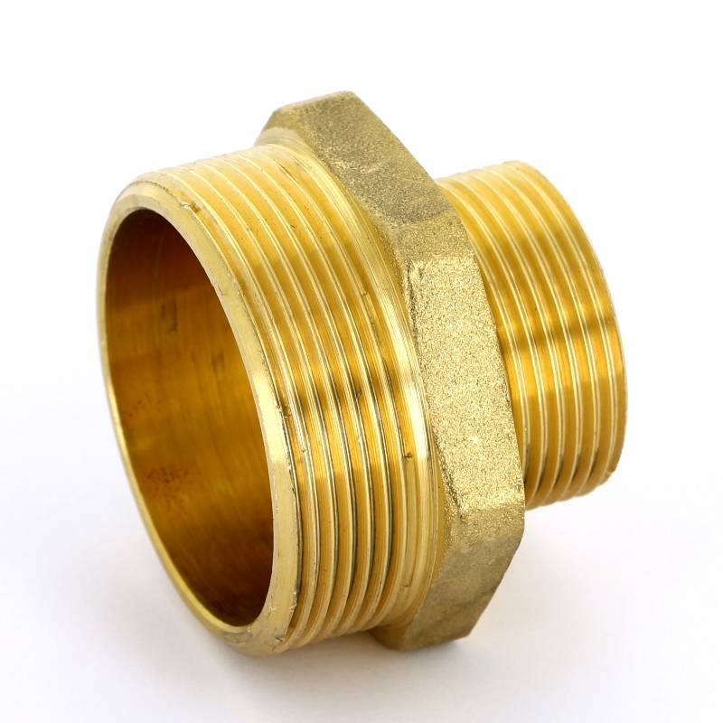 Ниппель редукционный Uni-Fitt 2x1 1/4 латунный 600G7500