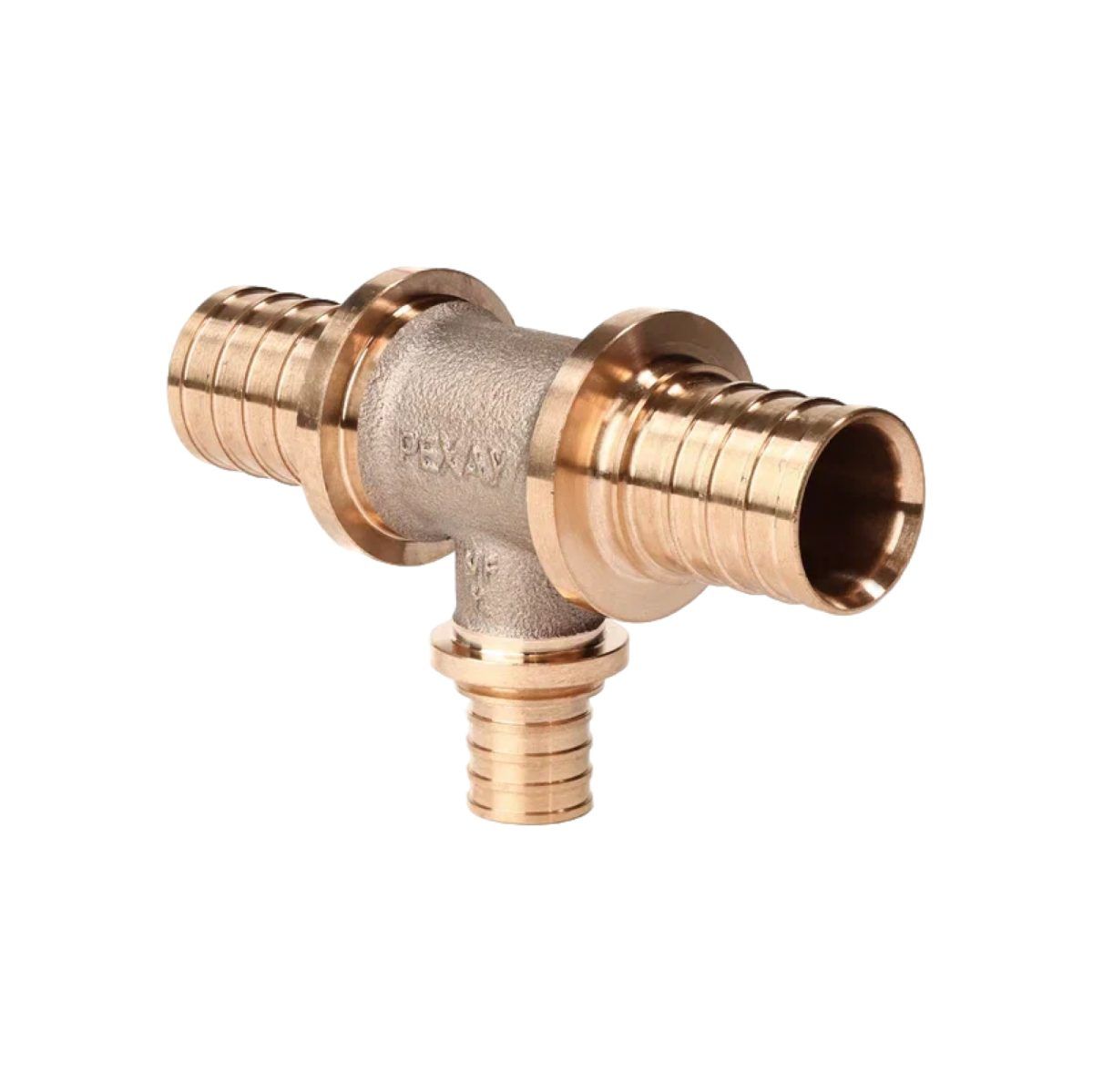 Тройник аксиальный Rehau RAUTITAN RX+ 40х32х40 мм бронза 14570693001