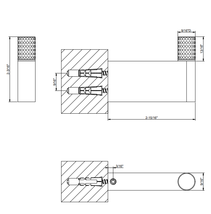Крючок Gessi Habito Cesello 15x75x56 мм Copper Brushed PVD 70423708