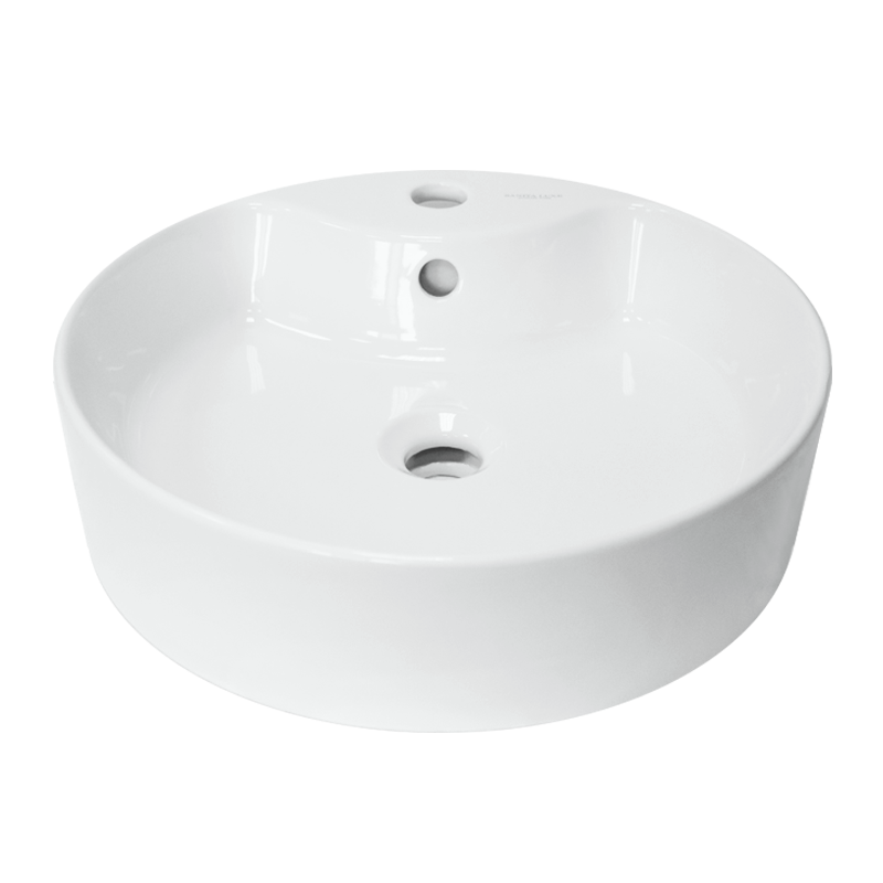 Умывальник накладной Sanita Luxe Best Shelf 43 см Белый WB.CT/Best/43-C.Shelf/WHT.G/S1