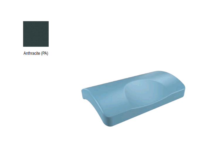 Подушка для ванны Villeroy & Boch Squaro Edge 12 антрацит U906100PA