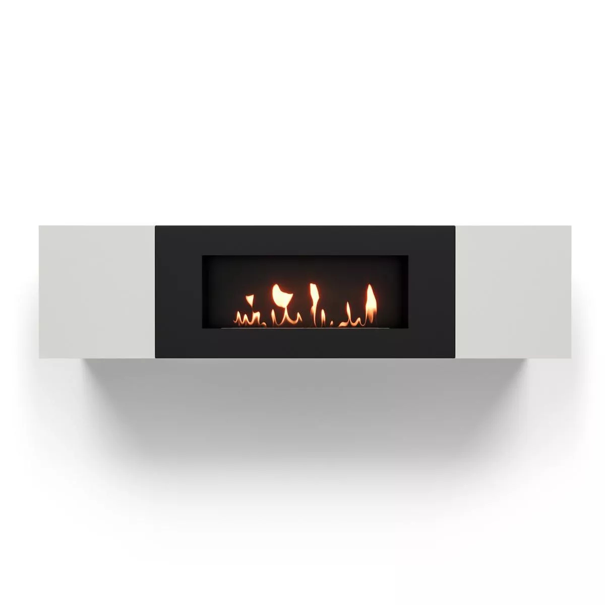 Тумба ТВ с биокамином Firelight BFP-P1600 белая 17986