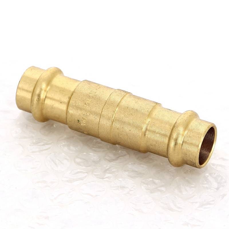 Муфта надвижная пресс Viega Sanpress 15 мм бронза 119485