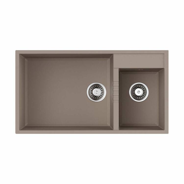 Мойка кухонная OMOIKIRI Tedori 85-2 850x465 мм 2 чаши Artgranit бежевый 4993942