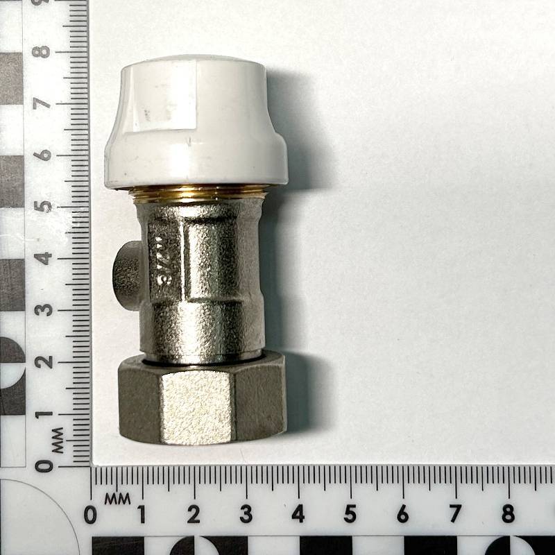 Узел радиаторный прямой одинарный Uni-Fitt 3/4 EK x 3/4 EK с шаровым краном 194N3301
