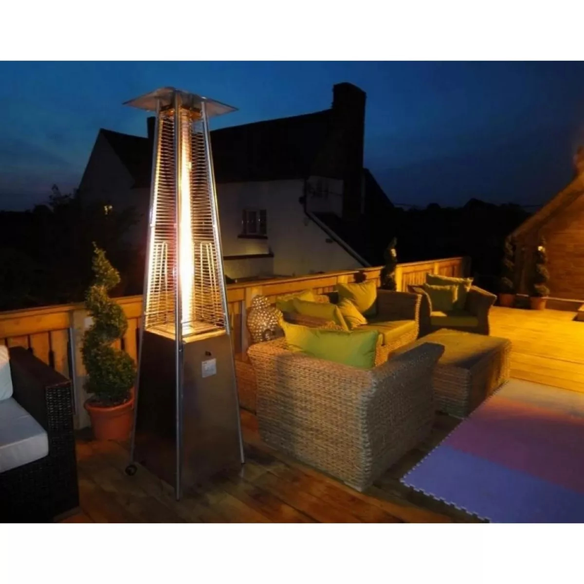 Обогреватель газовый инфракрасный уличный NeoClima 08HW-BW