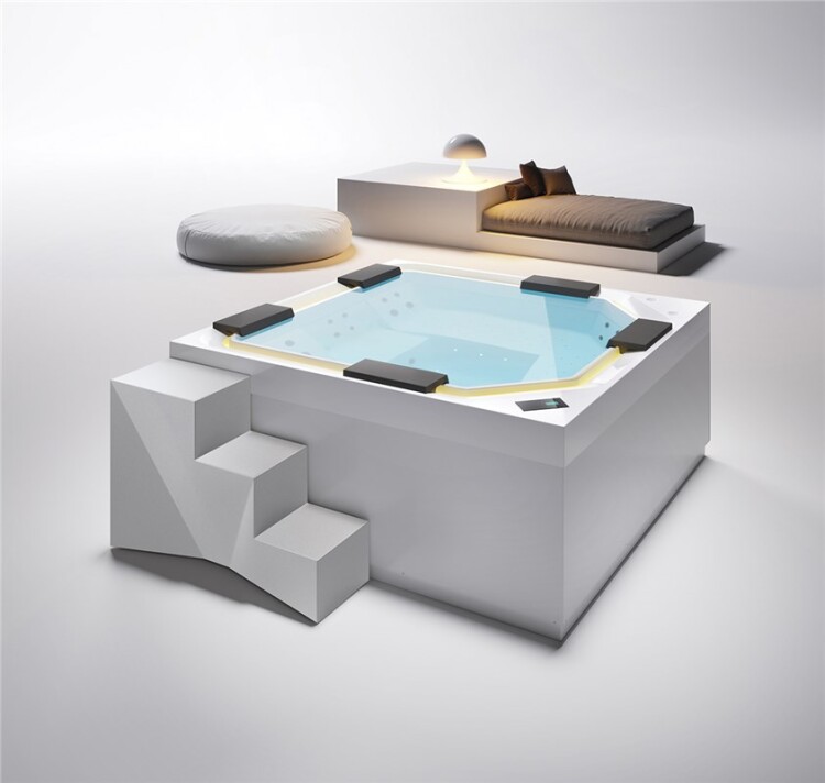 Минибассейн Treesse Superquarz 2200x2200x900 мм белый V462MXBNS220OB