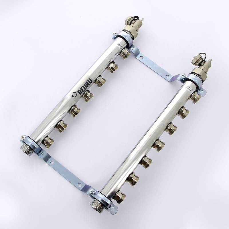 Коллекторная группа REHAU HLV 1 x 3/4 7 выходов с воздухоотводчиком 110209