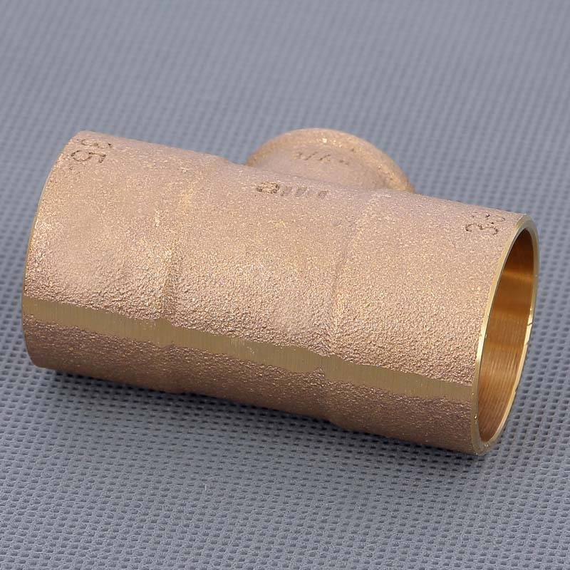 Тройник медный Viega 94130G пайка-ВР 35х3/4 123390