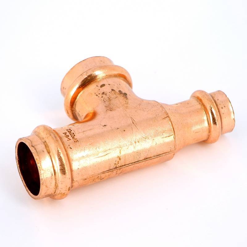 Тройник пресс IBP 22х22х15 мм медь P5130 02222015