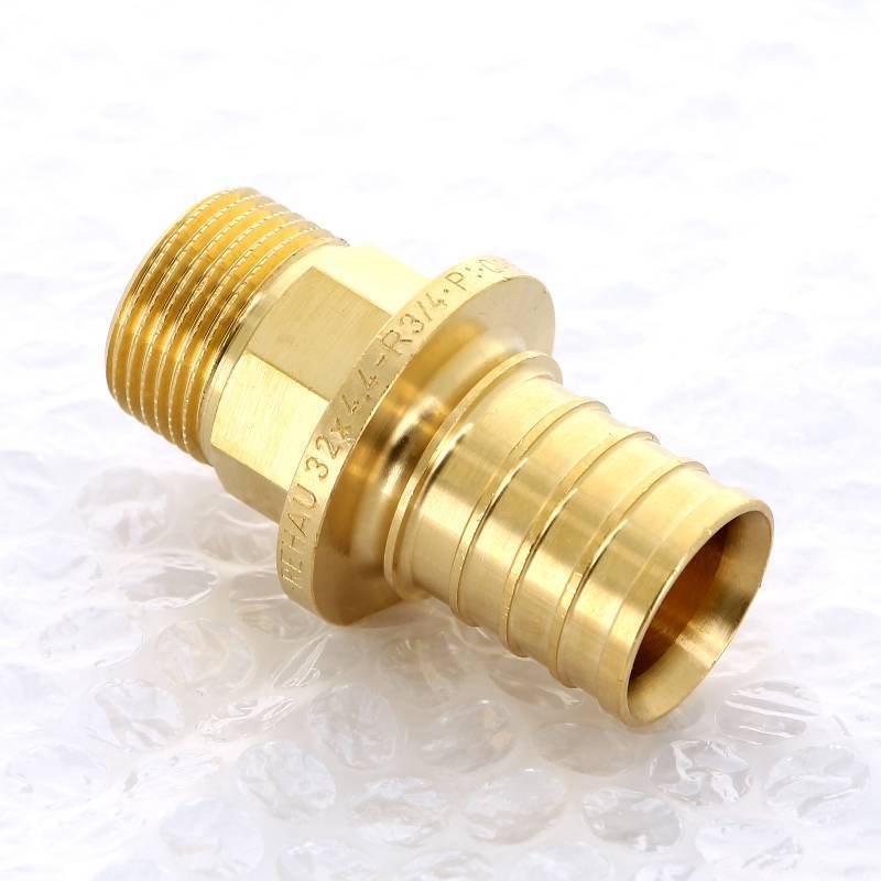 Муфта надвижная REHAU Rautitan RX 32х3/4 с наружной резьбой бронза 13660591001