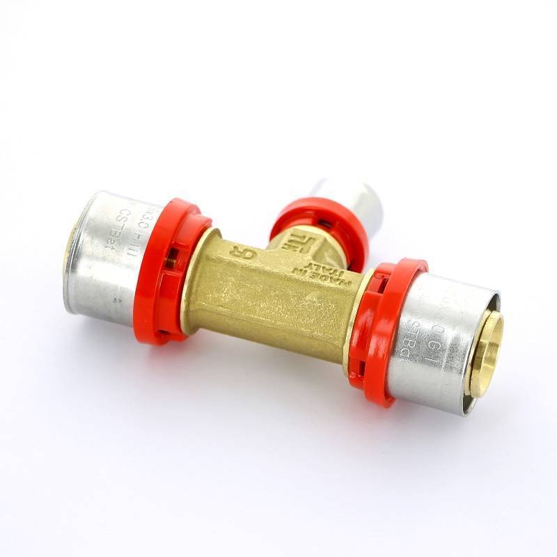 Тройник пресс Tiemme 26х16х26 мм 1650026