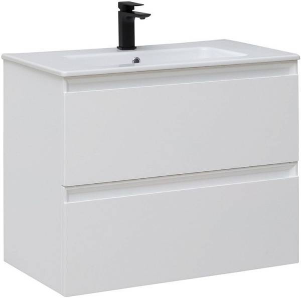 Тумба под раковину Allen Brau Eclipse 80 см белый матовый 1.E1002.WM