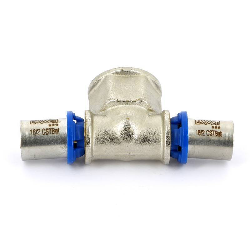 Тройник пресс-В Emmeti 16x3/4x16 мм 28101401