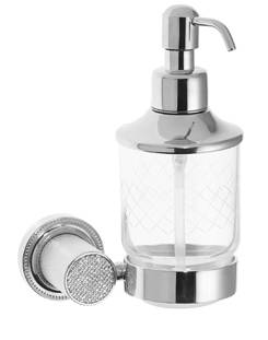 Дозатор для жидкого мыла Boheme Royal Cristal подвесной хром 10932-CR