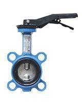 Затвор дисковый поворотный TECOFI Tecfly DN 125 PN 16 межфланцевый диск нерж. сталь VPI4449-02EP0125