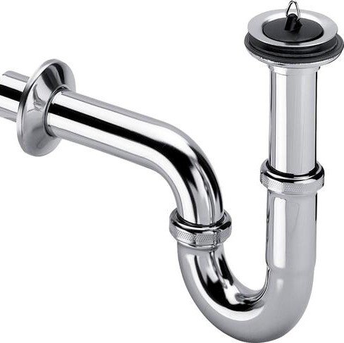 Сифон трубный Viega 1 1/4 x 32 мм хром 111298