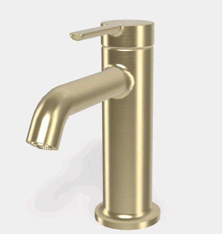 Смеситель для раковины FIMA Carlo Frattini Snap шампань брашированная F3111HS