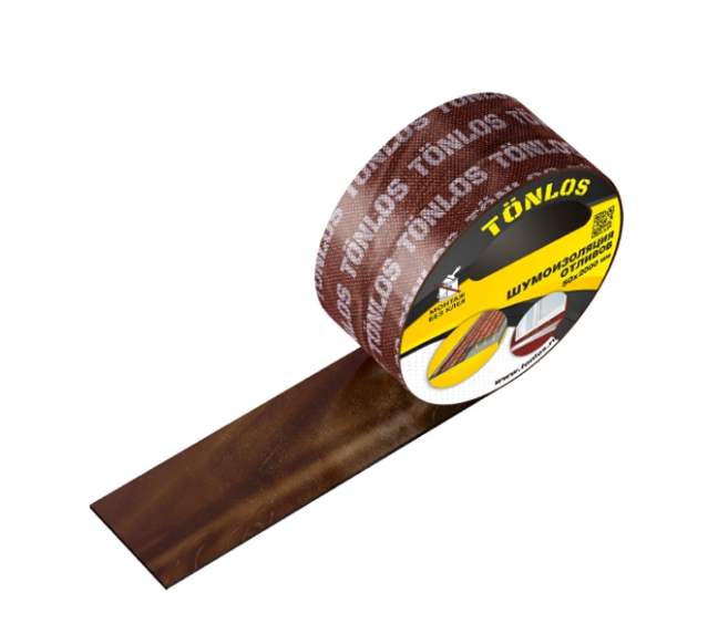 Шумоизоляция отливов, TONLOS, Home, Tape, 2000x50 мм