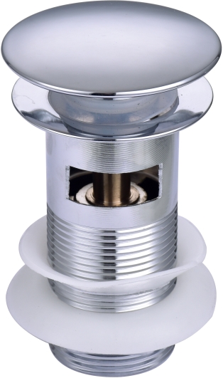 Сливной набор для раковины Aquanet Push-open с переливом AQ6001CR