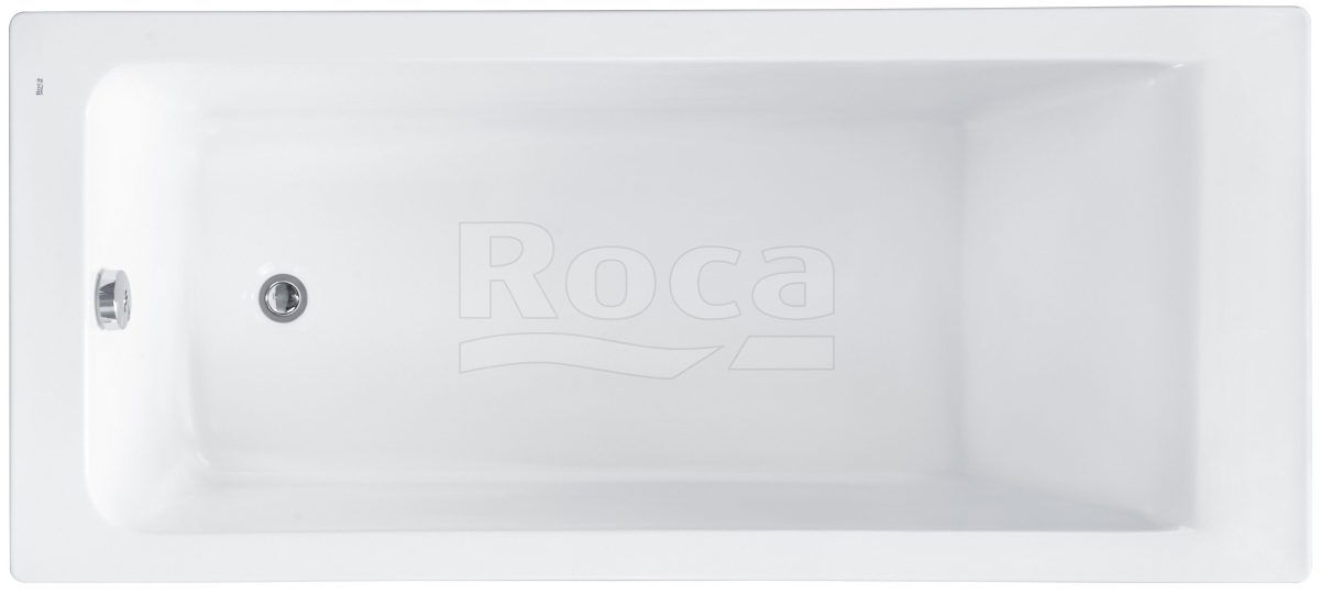 Ванна акриловая прямоугольная Roca Easy 180х80 см белая 248618000