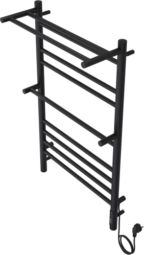 Полотенцесушитель электрический Aquatek Альфа П10 500х900 мм черный муар AQ EL RRP1090BL