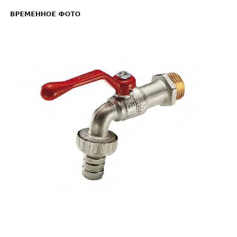 Кран садовый шаровой Idrosapiens EOLO 3/4 Н со штуцером ручка 2500003