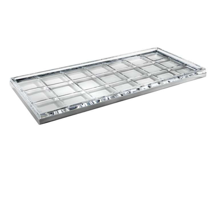 Лоток настольный 3SC Palace 340х155х20 мм никель сатинированный матовый PA66ACRNX