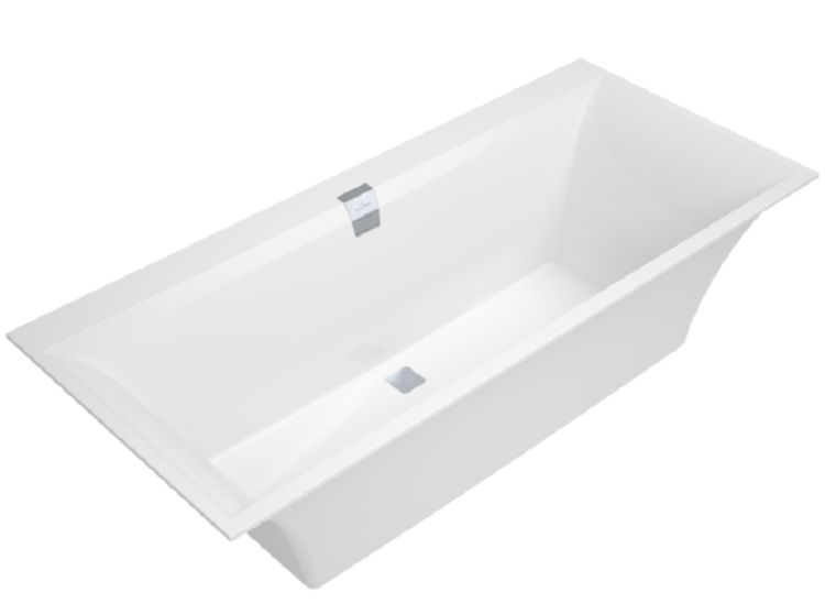 Ванна квариловая Villeroy & Boch Squaro Edge 12 Duo 1700x750 мм UBQ170SQE2DV01