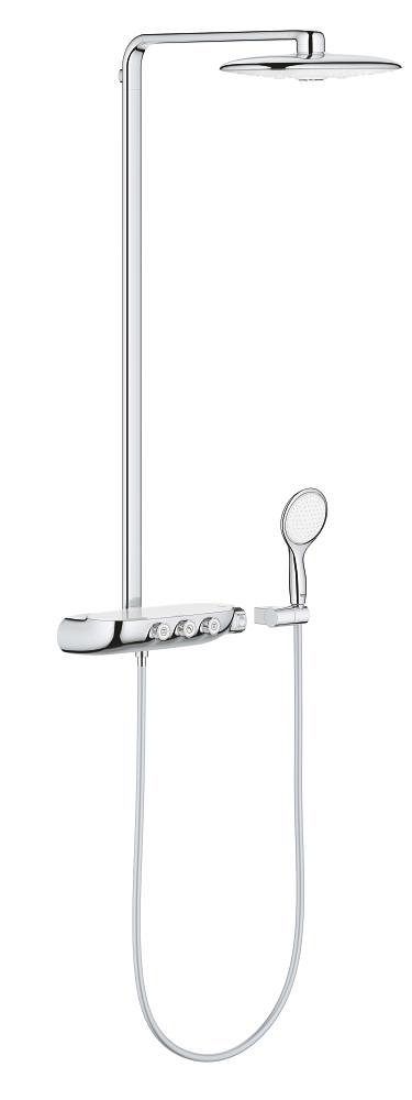Душевая система с термостатом GROHE Rainshower SmartControl 360 DUO белая луна 26250LS0