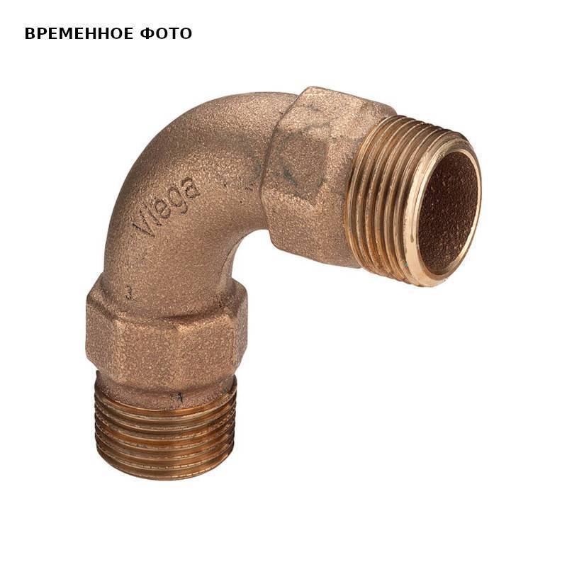 Отвод 90° бронзовый Viega 3003 1 1/4 НН удлиненный 294656