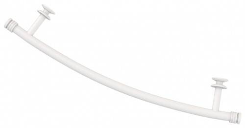 Полка для полотенцесушителя Сунержа выгнутая 470 мм белый матовый 30-2011-0470