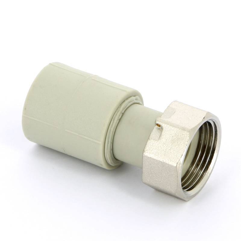 Муфта полипропиленовая FV-Plast с накидной гайкой пломбируемая 20x3/4 226022