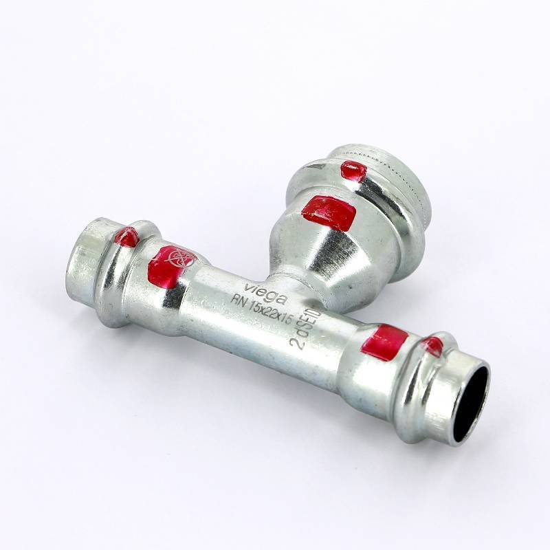 Тройник пресс Prestabo Viega 15x22x15 мм 558857