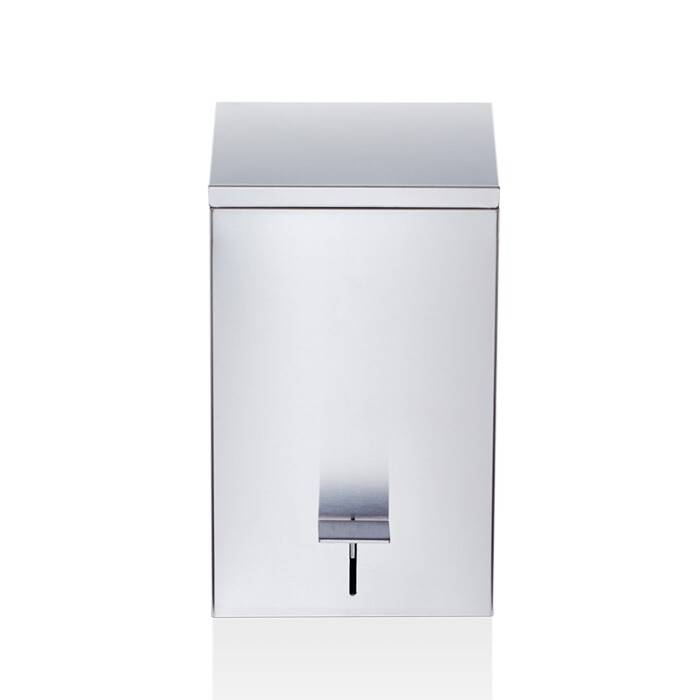 Ведро для мусора Decor Walther TE 70 255х255х320 мм сталь матовая 0614576