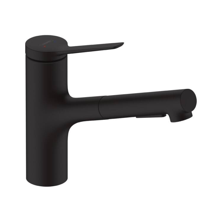 Смеситель для кухни Hansgrohe Zesis M33 160 черный матовый 74800670