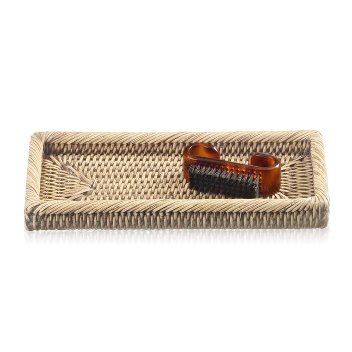 Лоток для расчесок Decor Walther BASKET KS 235x115x25 мм светлый ротанг 0927591