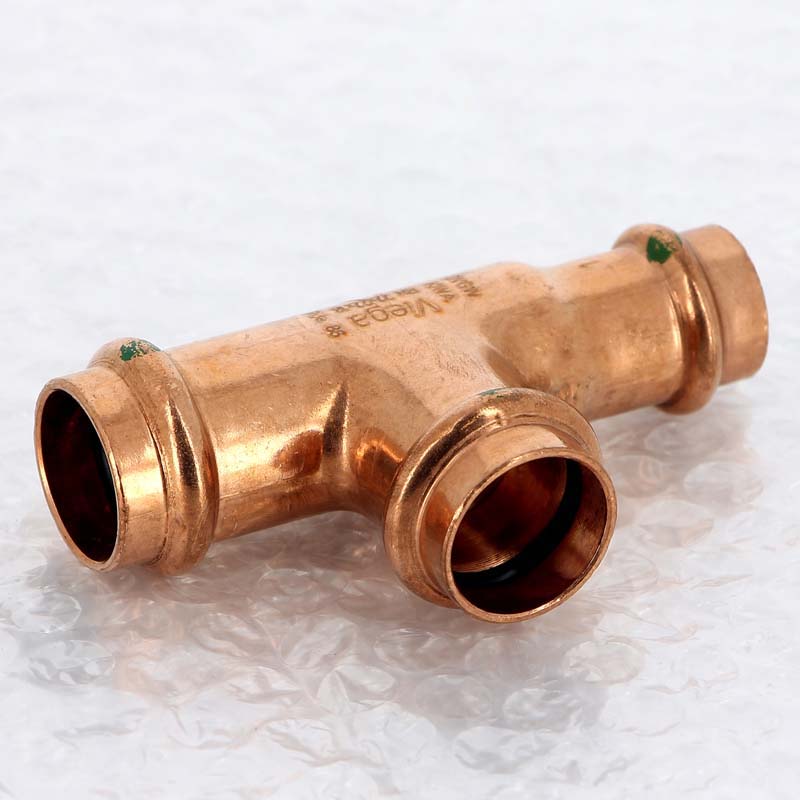 Тройник пресс медный Viega Profipress 22x22x18 мм 315030