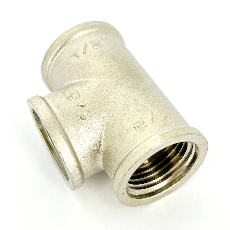 Тройник латунный никелированный LD Pride 1/2 ВР-ВР-ВР LD.67.514.15